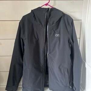Outdoor Research Men's Black Snowcrew Ski Jacket